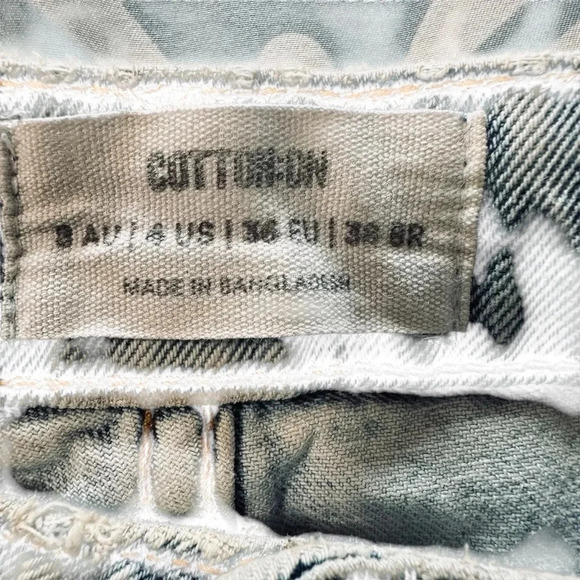 Cotton On women's size 4 light washed baggy distressed jeans - Picture 3 of 8